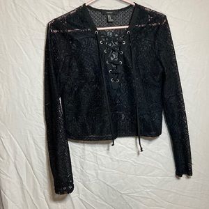 Lace crop top